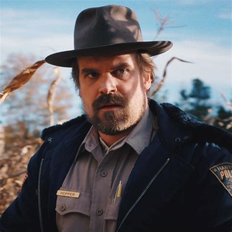 Jim Hopper Hopper Stranger Things Shiny Jacket David Harbor