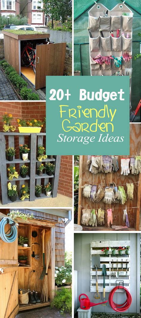 20+ Budget Friendly Garden Storage Ideas