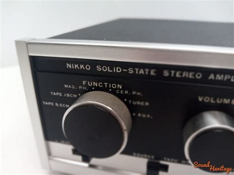 Amplificateur Nikko TRM 40LA SoundHeritage