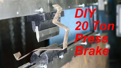 DIY Or Buy DIY 20 Ton Press Brake Bends Metal Fast And Easy Open