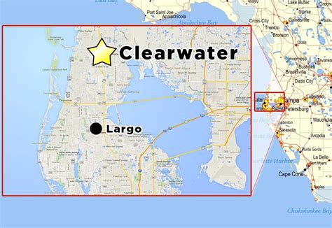 Clearwater Florida Map Of Florida Printable Templates Free