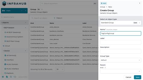 Creating A Group Infrahub Documentation