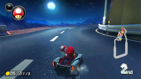 Mario Kart Deluxe Booster Pass Dlc Wii Moonview Highway Gameplay