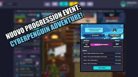 NUOVO PROGRESSION EVENT CYBERPENGUIN ADVENTURE ROLLERCOIN ITA YouTube