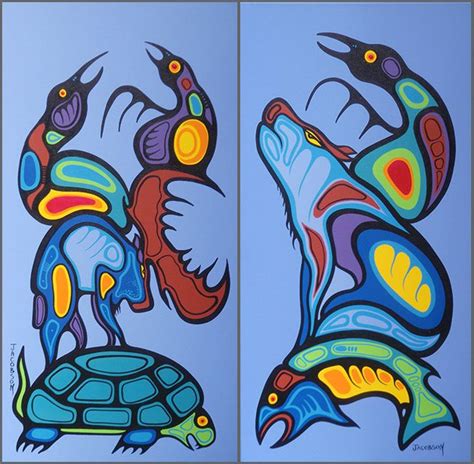 Mark Anthony Jacobson — Animal Totem Totems Native Artwork Pacific