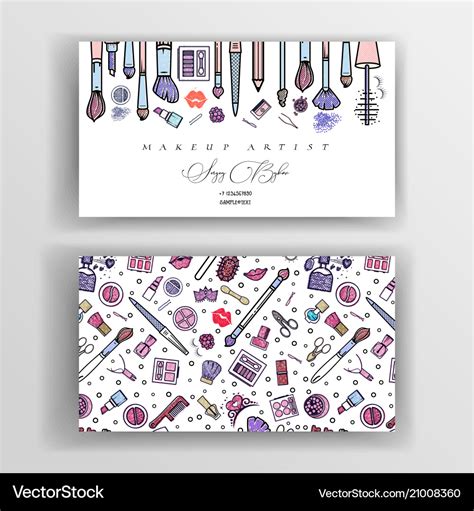 Makeup Artist Business Cards - Makeup Vidalondon