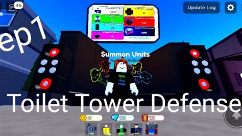 มาเลน roblox Toilet Tower Defense ep1 YouTube