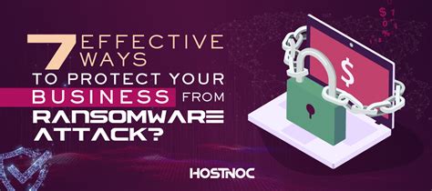 7 Effective Ways To Protect Your Business From Ransomware Attacks Hostnoc