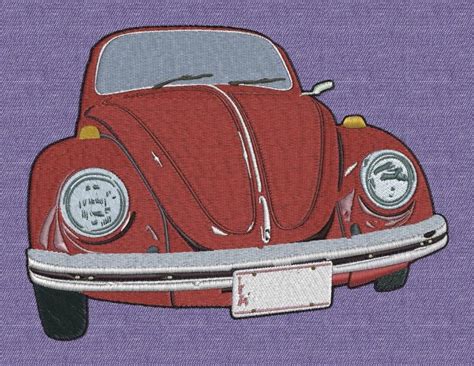 Retro Vintage Volkswagenkombivw Beetle Exclusive Machine Embroidery Designs Vintage