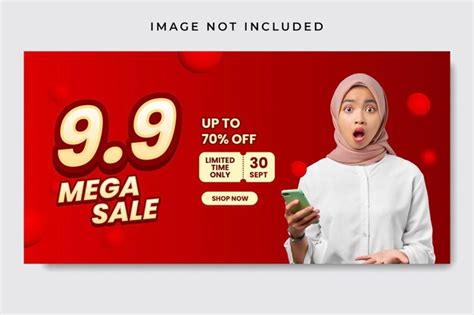 Premium Vector Vector 99 Sale Banner Social Post Template