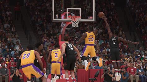 Nba Los Angeles Lakers Vs Houston Rockets Nba K Gameplay Ps K