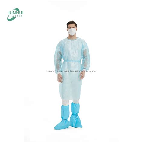 Pp Nonwoven Pe Coated Surgical Disposable Isolation Hospital Doctor