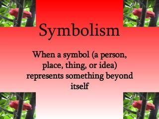 Symbolism Scarlet Ibis | PPT