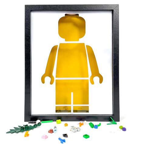 organize lego pieces   diy display frame