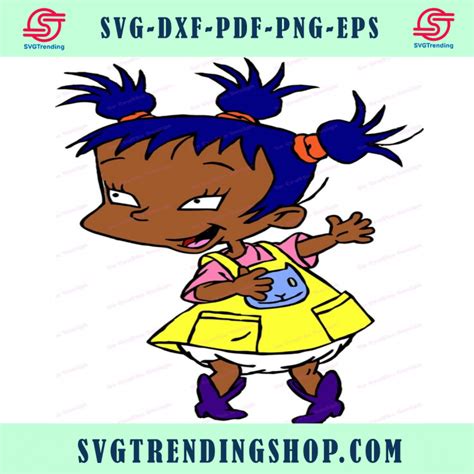 Kimi Finster African American Rugrats Svg Svg Dxf Cricut Silhouette