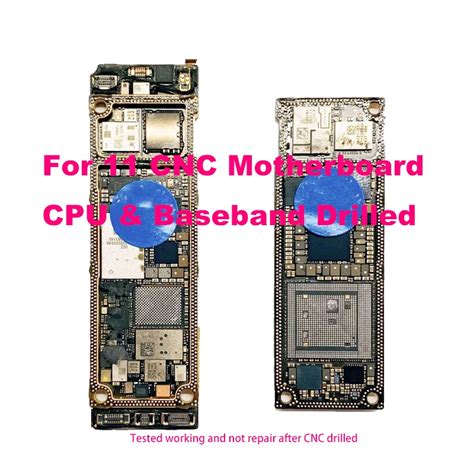 Cnc Board Drilled Cpu Baseband For Iphone Pro Pro Max Icloud