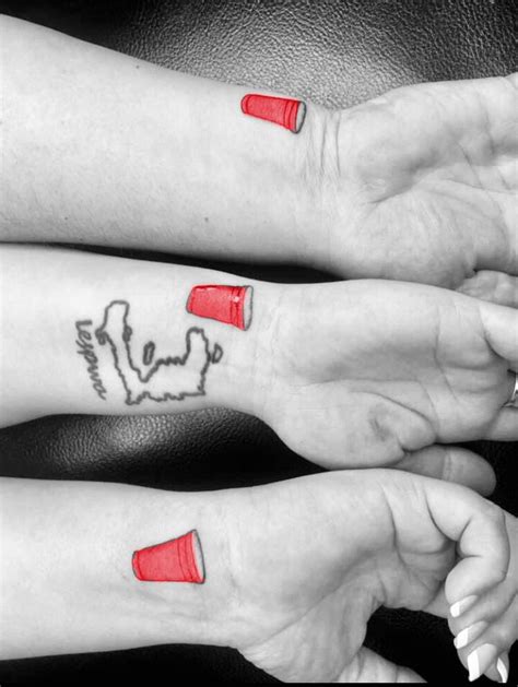 Red Solo Cup in 2024 | Cup tattoo, Best friend tattoos, Red solo cup