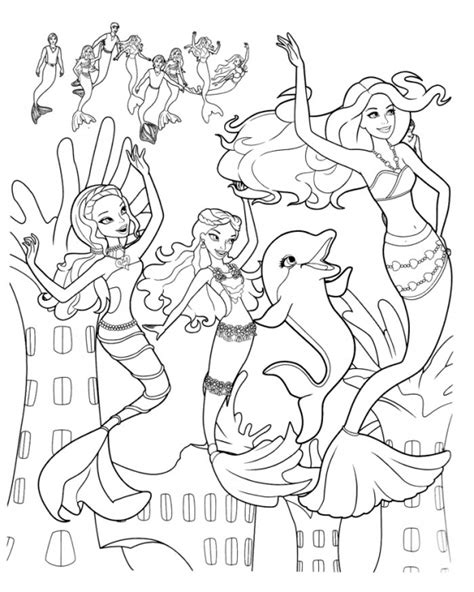 Barbie Mermaid Coloring Pages - Best Coloring Pages For Kids