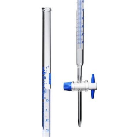 Burettes Schellbach Glass With PTFE Key Stopcock Class A 25 Ml