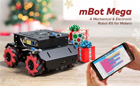 Amazon Makeblock MBot Mega Robot Car Kit With Mecanum Wheels