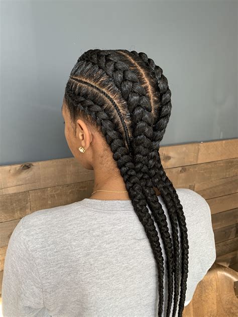 25 Trending Straight Back Braids For 2024 Simple Styles With Pictures