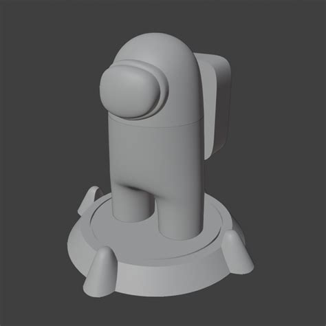 Download Stl File Among Us Crewmate Stl File For Printing • Model To 3d Print ・ Cults