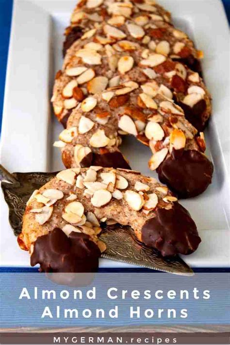 Almond Crescents or Horns / Mandelhörnchen ⋆ My German Recipes