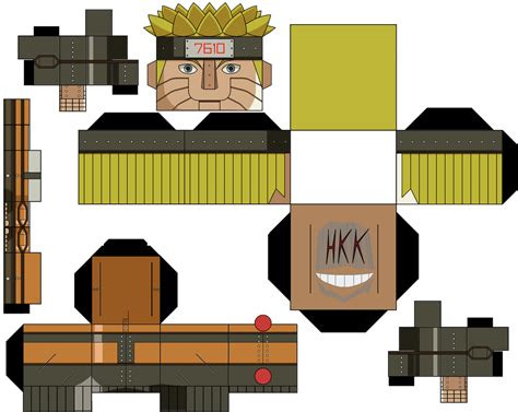 Mecha Naruto Paper Toy Free Printable Papercraft Templates