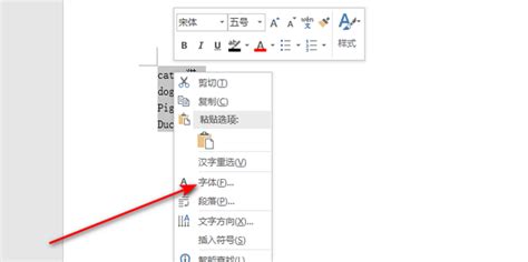 Word文档中怎么分开设置中文和英文字体 360新知