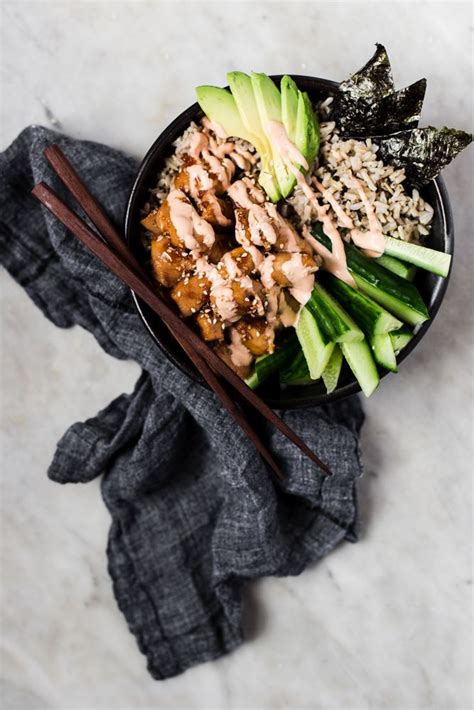 Chicken Teriyaki Sushi Bowl The Modern Proper Recipe Teriyaki