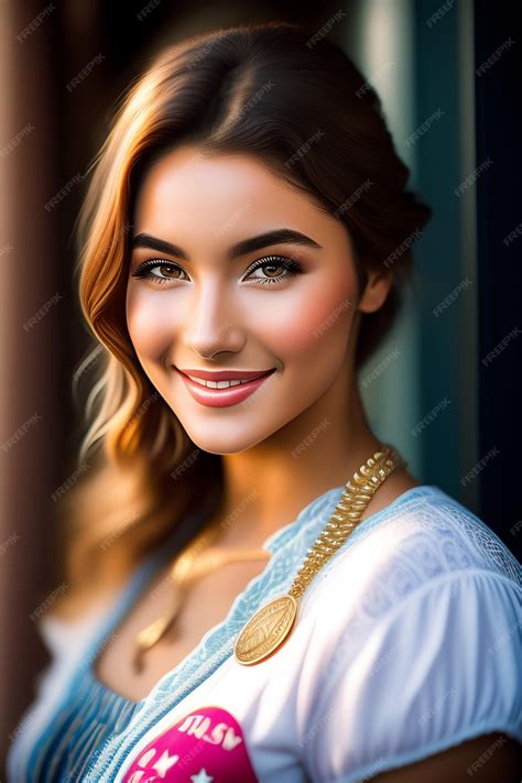 Premium Ai Image A Beautiful Girl On Deep Focus Generated Ai