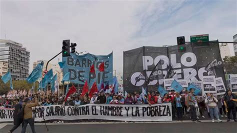 Organizaciones Sociales Marchan Y Se Pone A Prueba El Protocolo