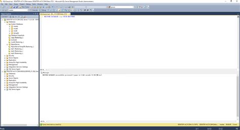 Restore Database Sql Server Error Database In Use