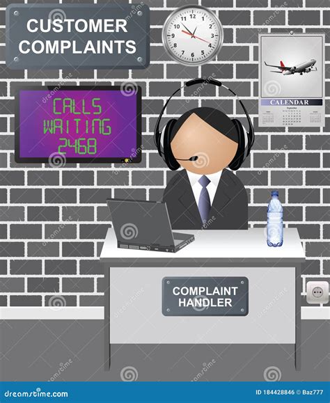 Complaints Department Cartoon Vector | CartoonDealer.com #15074301