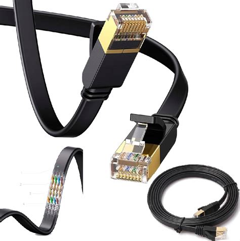 Kabel Sieciowy Ethernet Lan Patchcord Do Internetu Cat Sftp Cat Rj