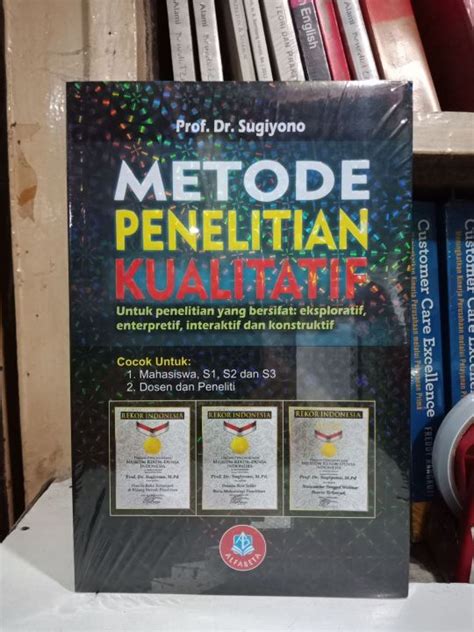 Buku Metode Penelitian Kualitatif Penulis Prof Dr Sugiyono