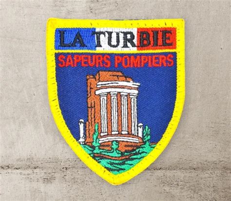 Ancien Cusson Pompier Cis La Turbie Sdis S Curit Civile Patch