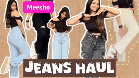 Huge Meesho Jeans Haul Under Rs Try On Haul Meesho Jeans