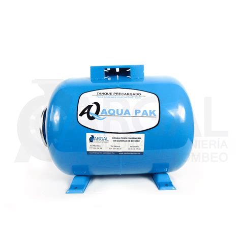 Tanque Hidroneumatico Horizontal Aqua Pak Galones Aq Lh Argal