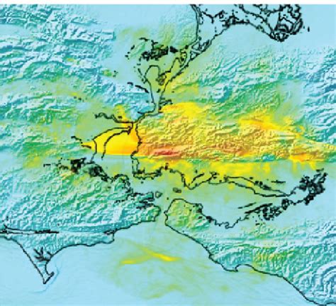 Simulation Produced By The Sw4 Seismic Wave Simulation Application