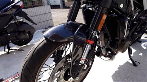 TEASER FFKT03G FRONT FENDERDRY CARBON HG KTM DUKE39014 DUKE 20013