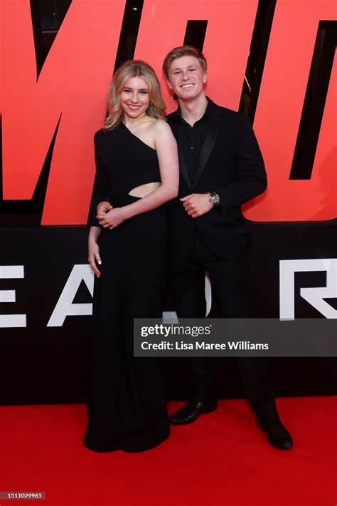 Rorie Buckley And Robert Irwin Attends The Australian Premiere Of