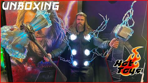 Hot Toys Thor Avengers Endgame 1 6th Scale Figure Unboxing YouTube