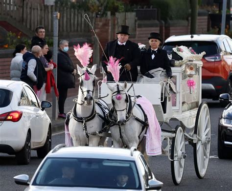 Mourners Wear Pink As They Say Goodbye To Two Year Old County Durham