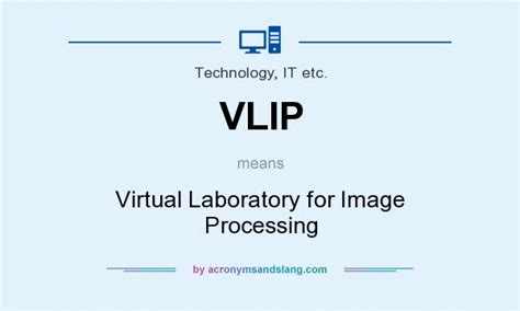 VLIP - Virtual Laboratory for Image Processing in Technology, IT etc ...