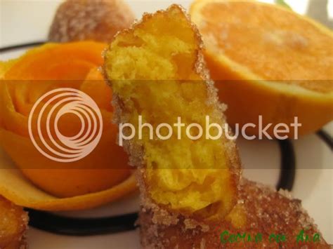 Corazón de almíbar BUÑUELOS DE NARANJA