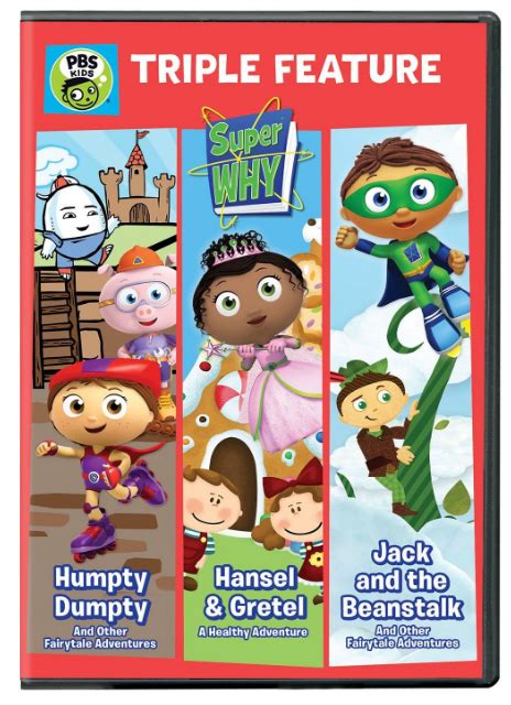 Super Why Triple Feature” Includes 10 Fun Filled Stories From