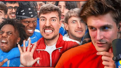 Ludwig Reacts To MrBeast Greatest Video 50 YouTubers Fight For