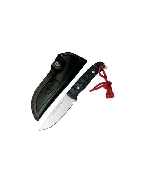 Couteau de chasse Husky micarta noir 3D Boutique Épées