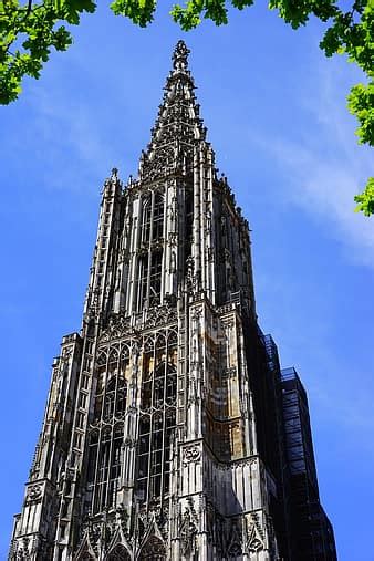 Ulm Cathedral M Nster Ulm Building Facade Front Front View